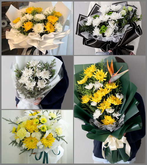安徽阜阳市阜南县张寨镇贾楼村白事花束代送